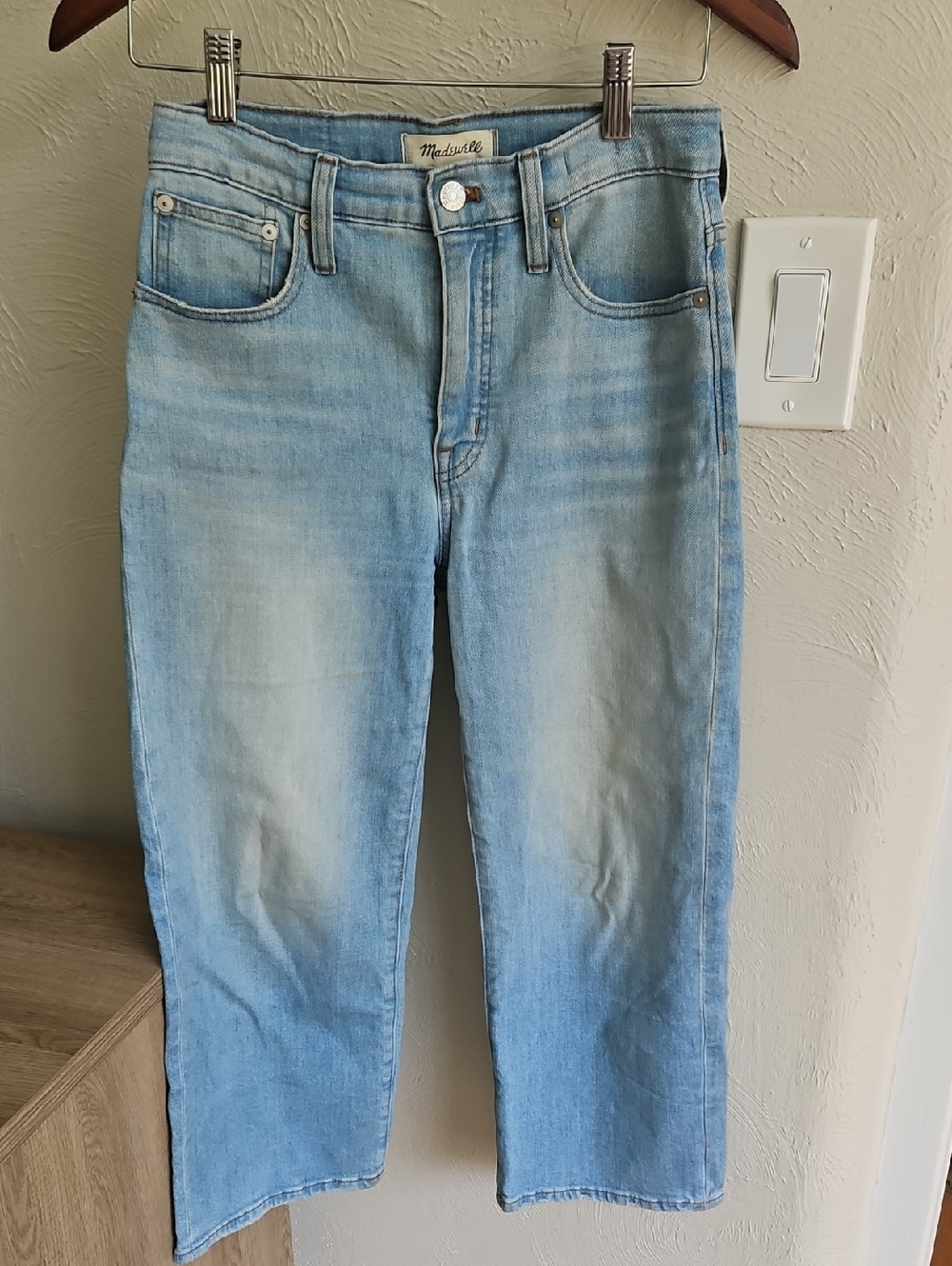 Madewell // Slim Wide Leg Crop Jeans